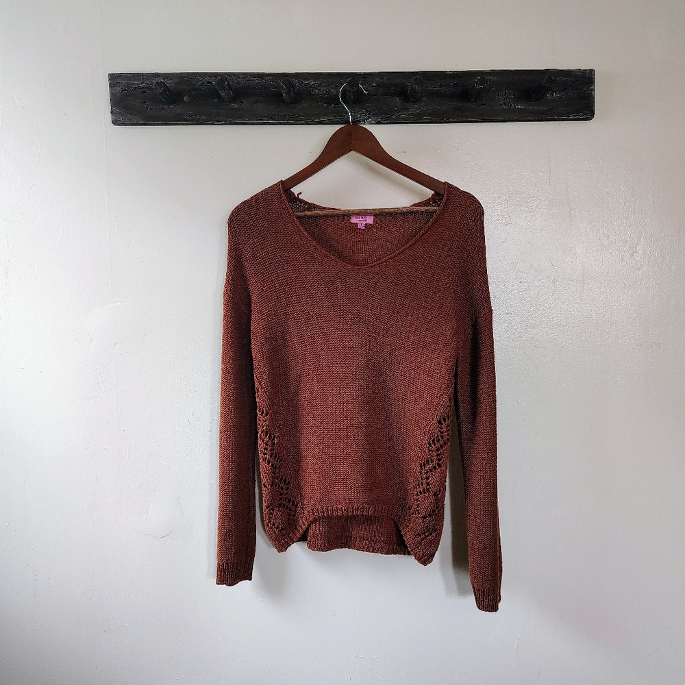 mi ami for Francesca's Crochet Style Sweater